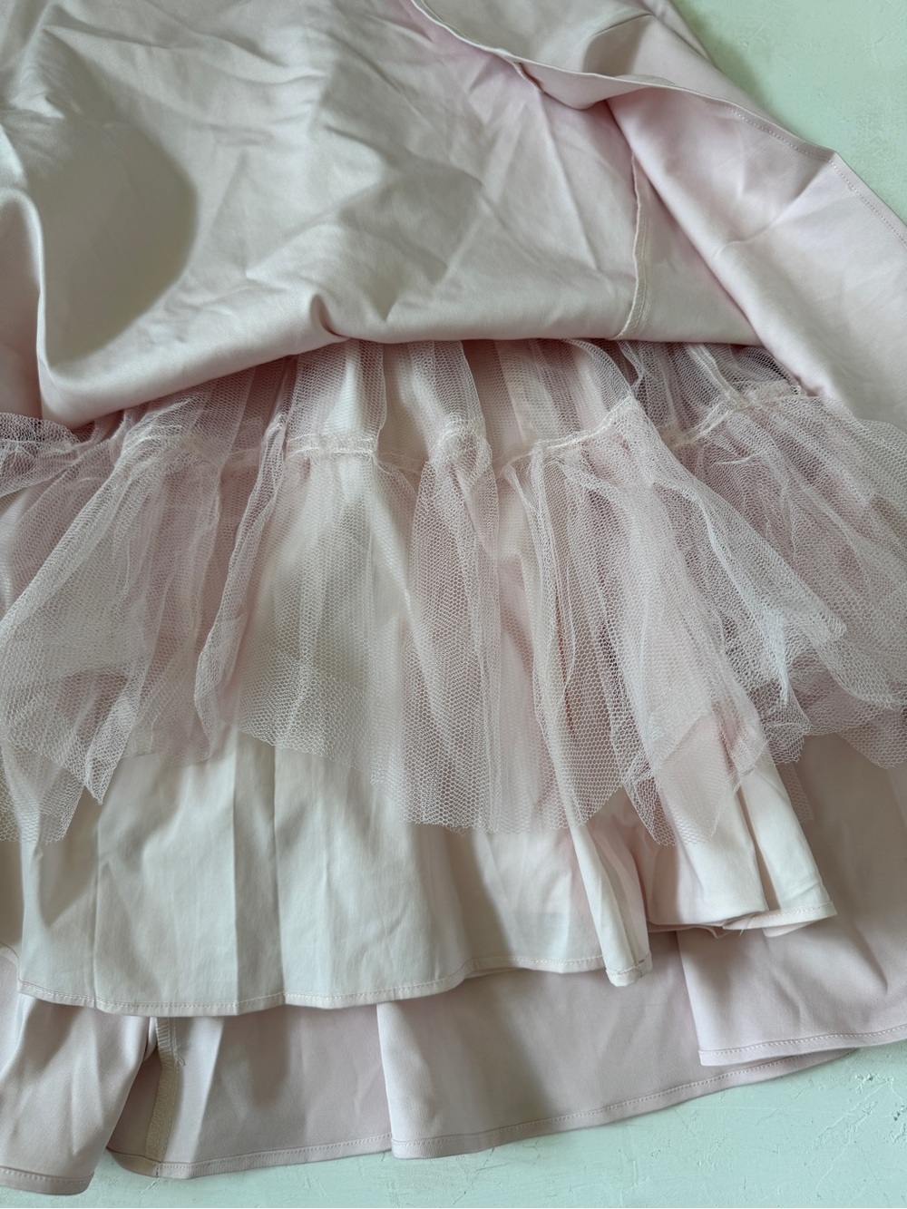 House of CB Rita Ballerina Baby Pink A-Line Midi Skirt Size XS - Picture 8 of 12